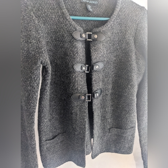 Cynthia Rowley grey sweater - Picture 3 of 3